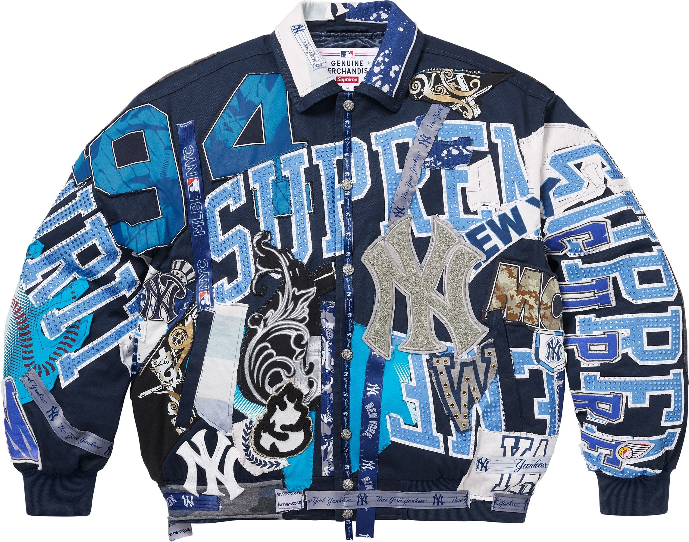 Supreme®/Jeff Hamilton New York Yankees™  Varsity Jacket view 3